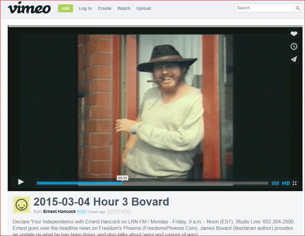 jpb vimeo screenshot from ernie hancock show 3 04 2015 Capture