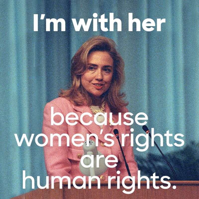 hillary-campaign-tweet-im-with-her-because-womens-rights-are-human-rights