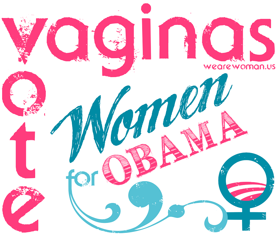 maybe a spoof Vagina Vote for Obama Small