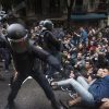 spanish police best shot of truncheon against protestors 10 01 2017 catalonia