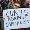 cunts against capitalism sign womens march protest 2017 CSC_0838-1024x681