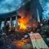 Ukraine-burning